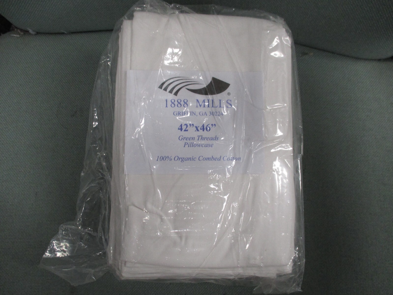 12 King Size 100% COTTON 300 CT PILLOW CASES 100% ORGANIC COMBED COTTON 1888 MIL