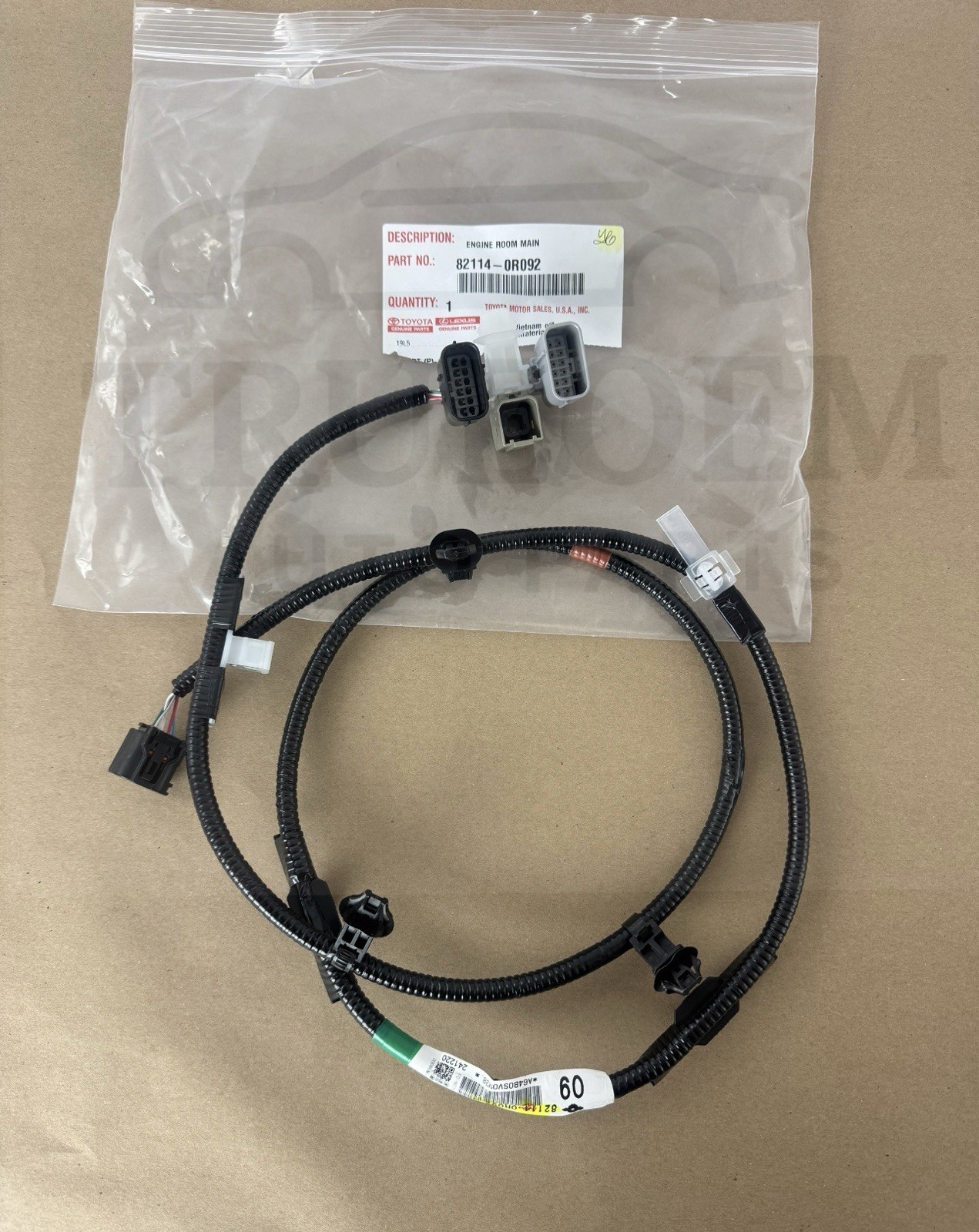 NEW 2022-2024 Toyota RAV4 Wire Harness 82114-0R092 ENGINE ROOM No.4 GENUINE OEM