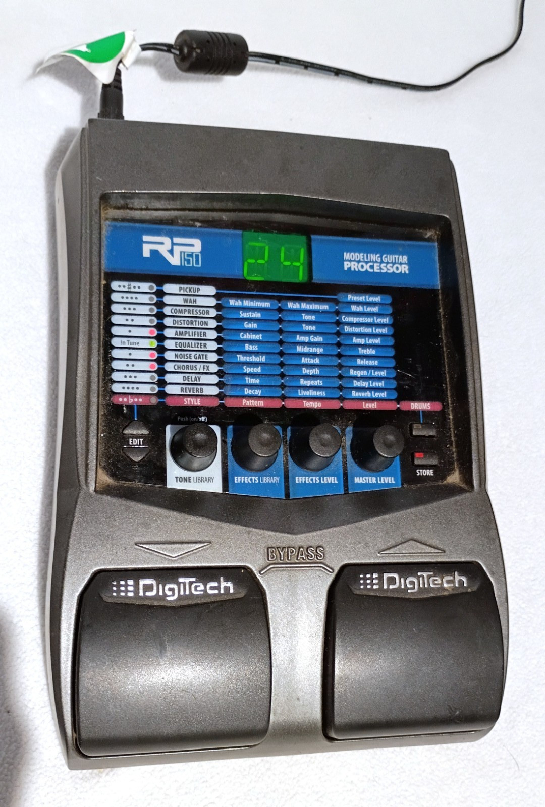 Digitech RP150V Multi-Effects Pedal w/ Power Supply - Modeling Guitar Processor