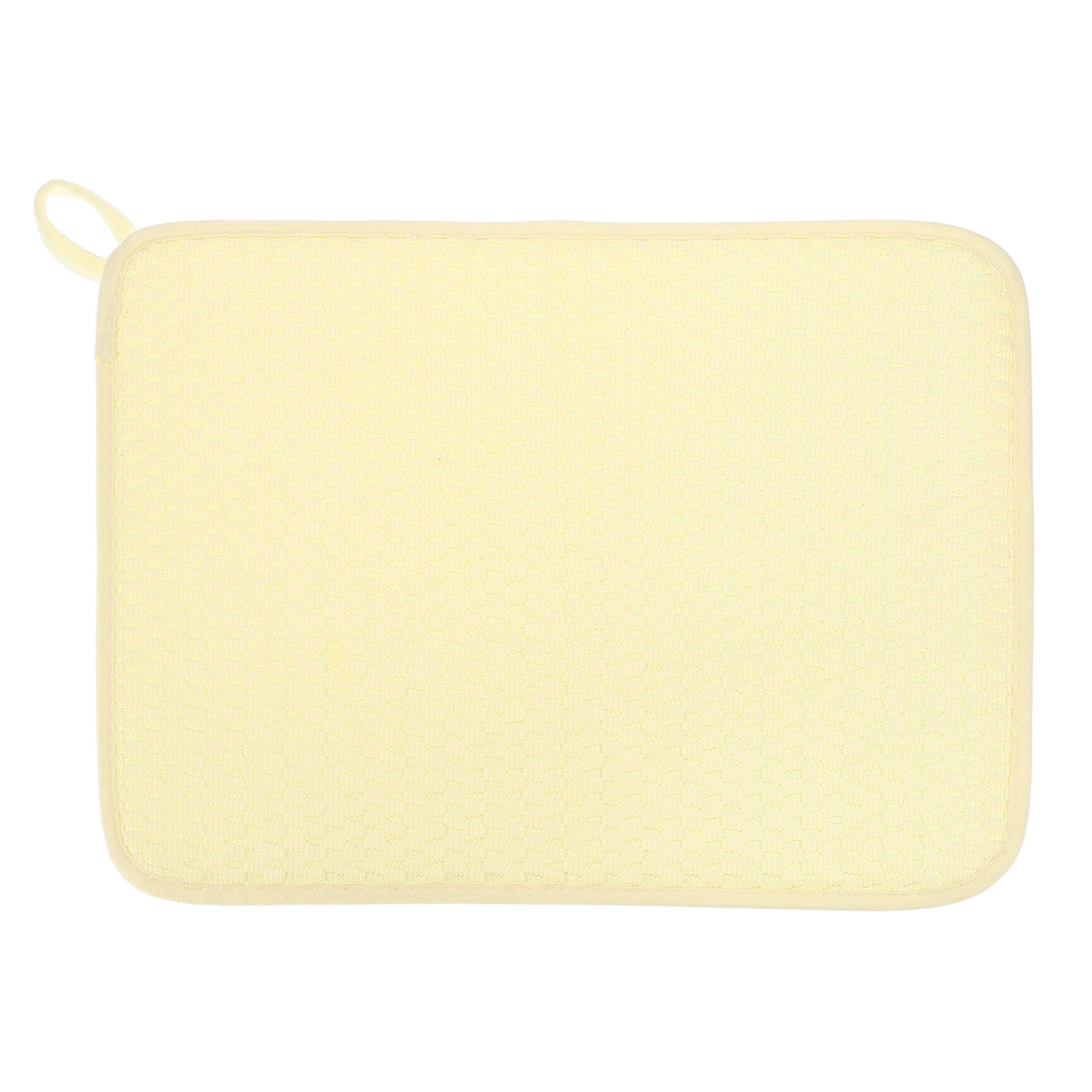 Microfiber Dish Drying Mat,16 x 12 Inch Absorbent Dish Drying Mat, Yellow