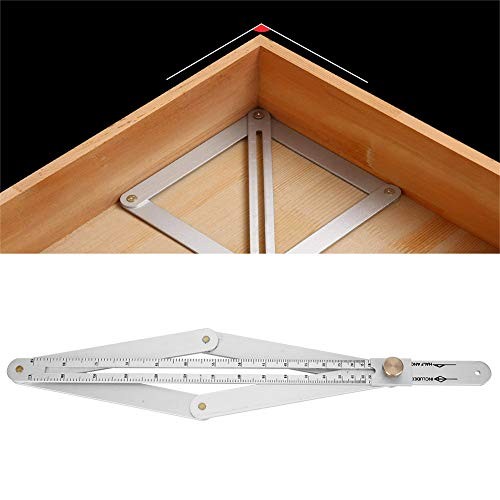 Corner Angle Finder, 4?Fold Multifunctional Angle Measuring Ruler, 0-170°