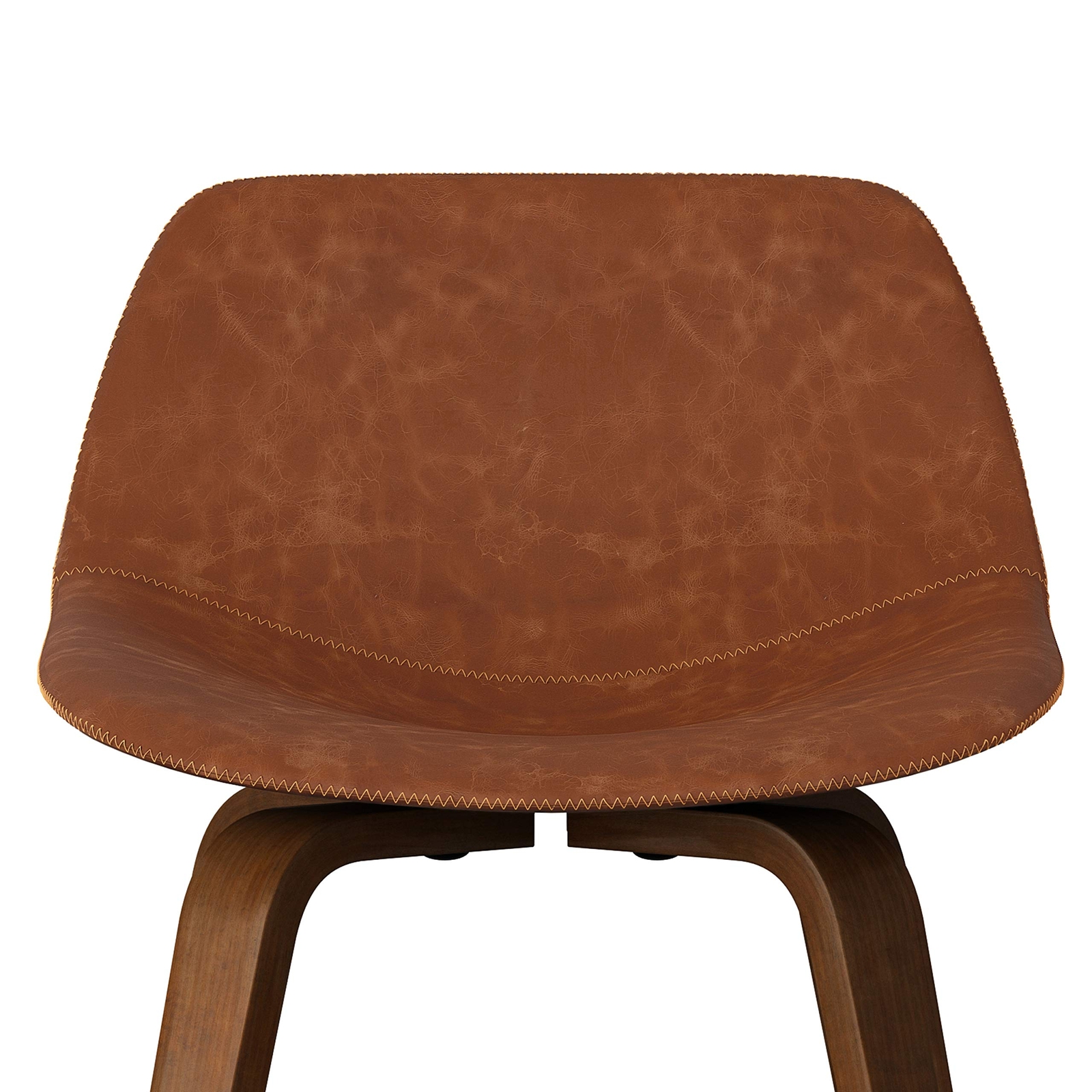 SIMPLIHOME Randolph 26 Inch Mid Century Modern Bentwood Counter Height Stool