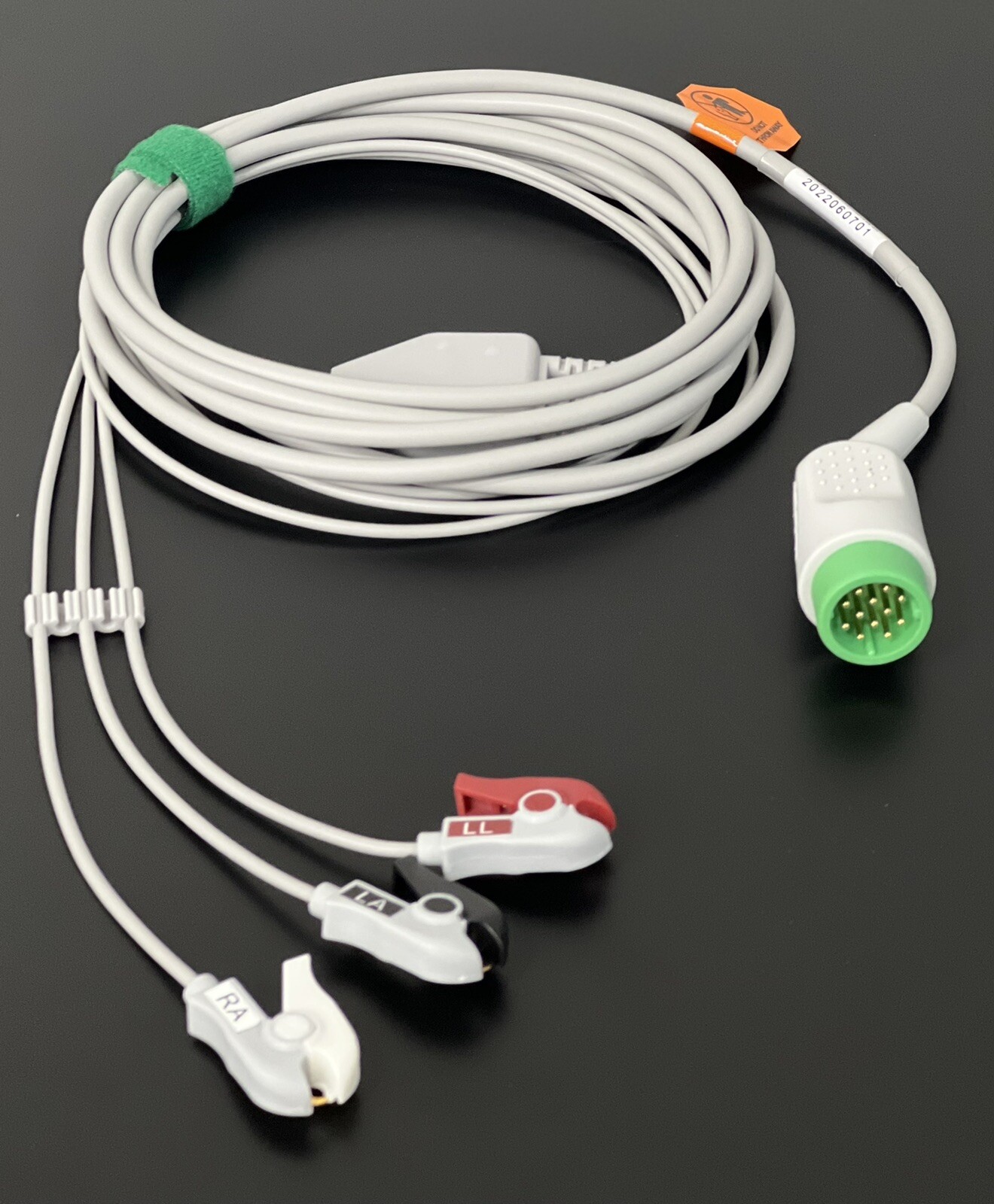 Physio Control Lifepak 20 ECG Cable 3 Lead Grabbers - Same Day Shipping