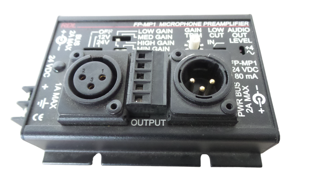 RDL MP1 Microphone Preamplifier - Free Shipping