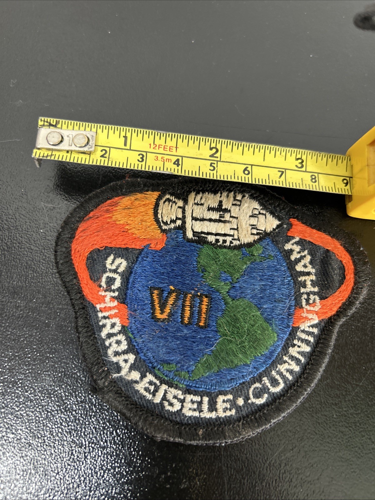 APOLLO VII Schiarra~Eisele~Cunningham Patch NASA Space