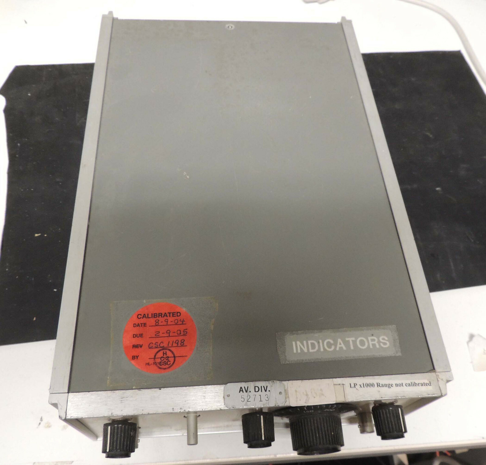 KrohnHite Model 3550 Filter, Damaged, knob missing need repair