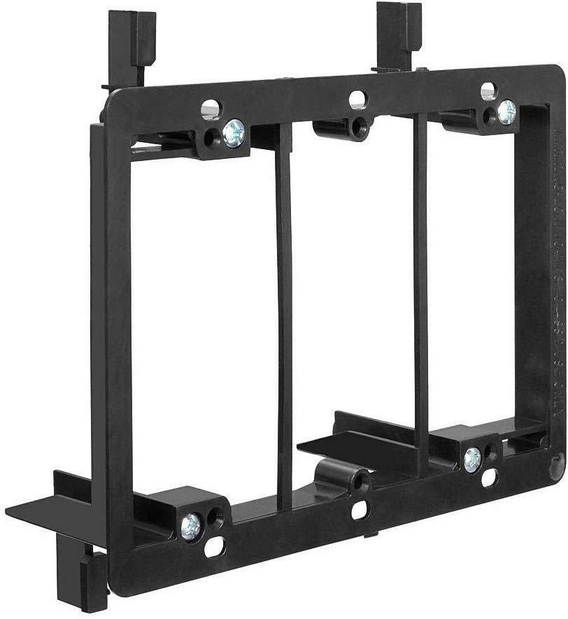 Arlington LV3 3-Gang Low Voltage Device Mounting Plate for 1/4" - 1" Thick Walls