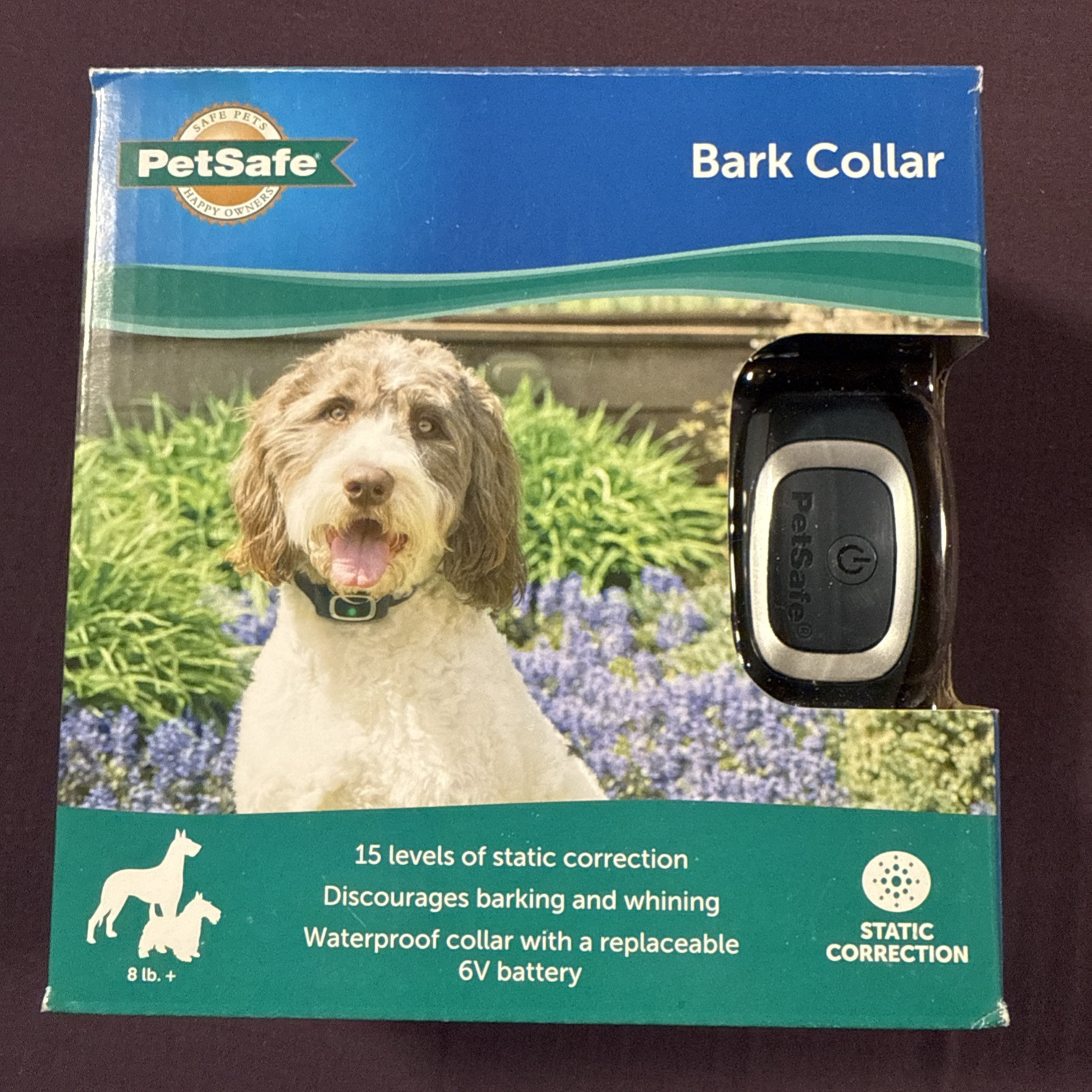PetSafe Bark Collar Control Dog 8 lbs and Up Static Correction PBC00-1663 NEW