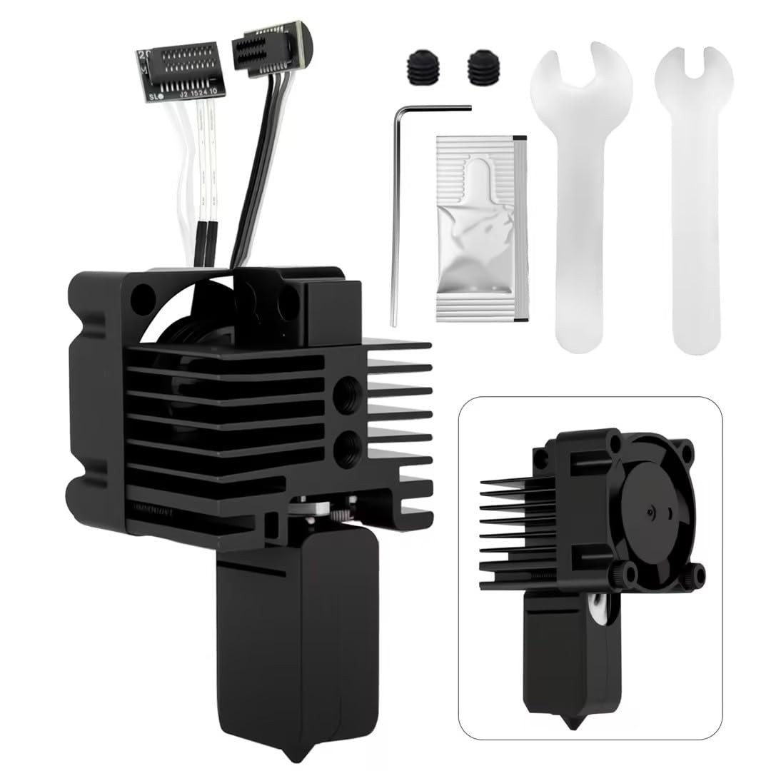 Bamboo Lab P1P, P1S Hotend Complete Kit, Full Assembly Hardened Steel Hot End...