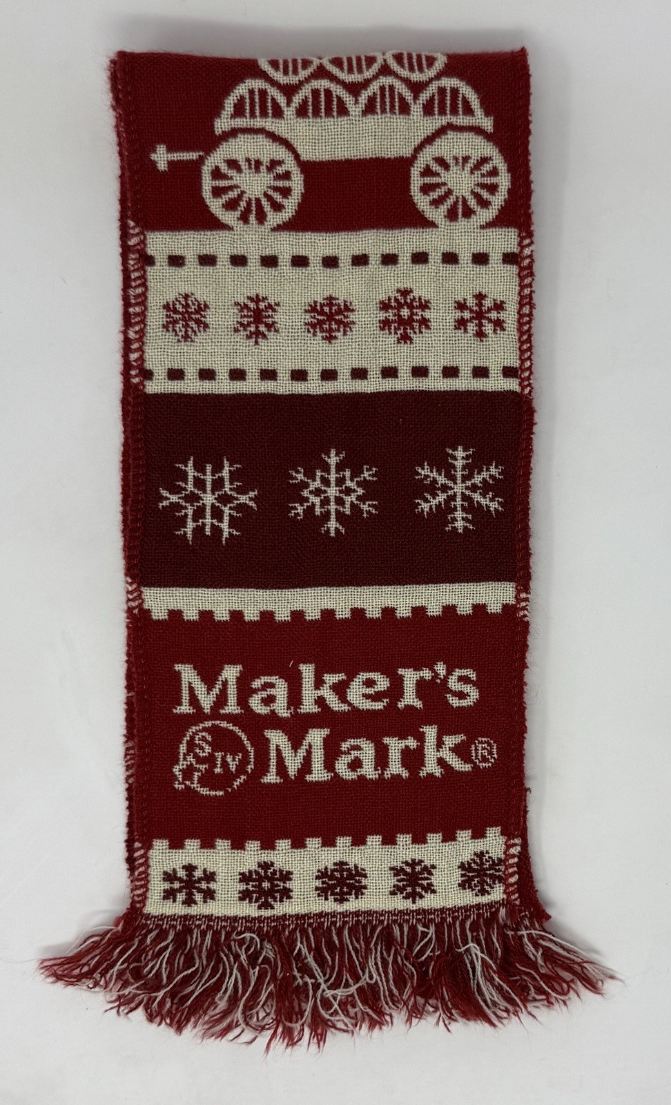 Makers Mark Limited Edition Winter Christmas Scarf