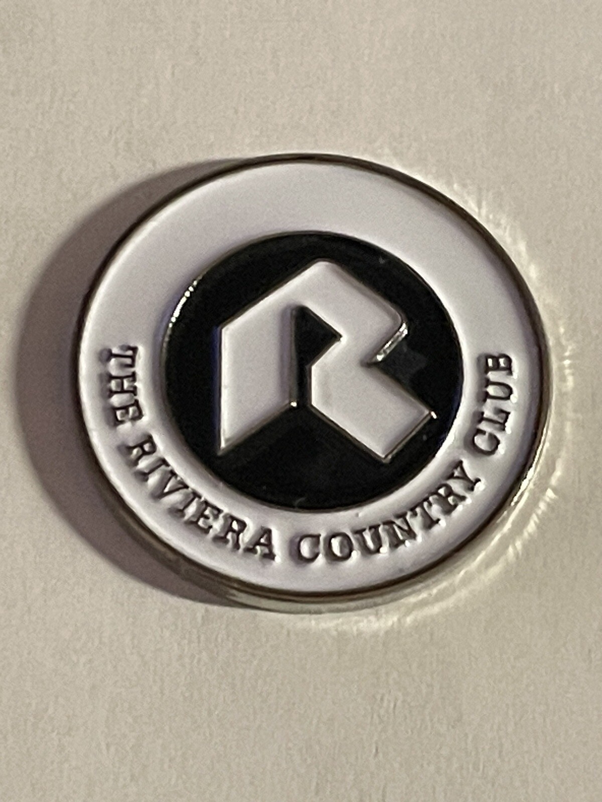 Rare The Riviera Country Club 1" Coin Golf Style Marker - A Beauty!