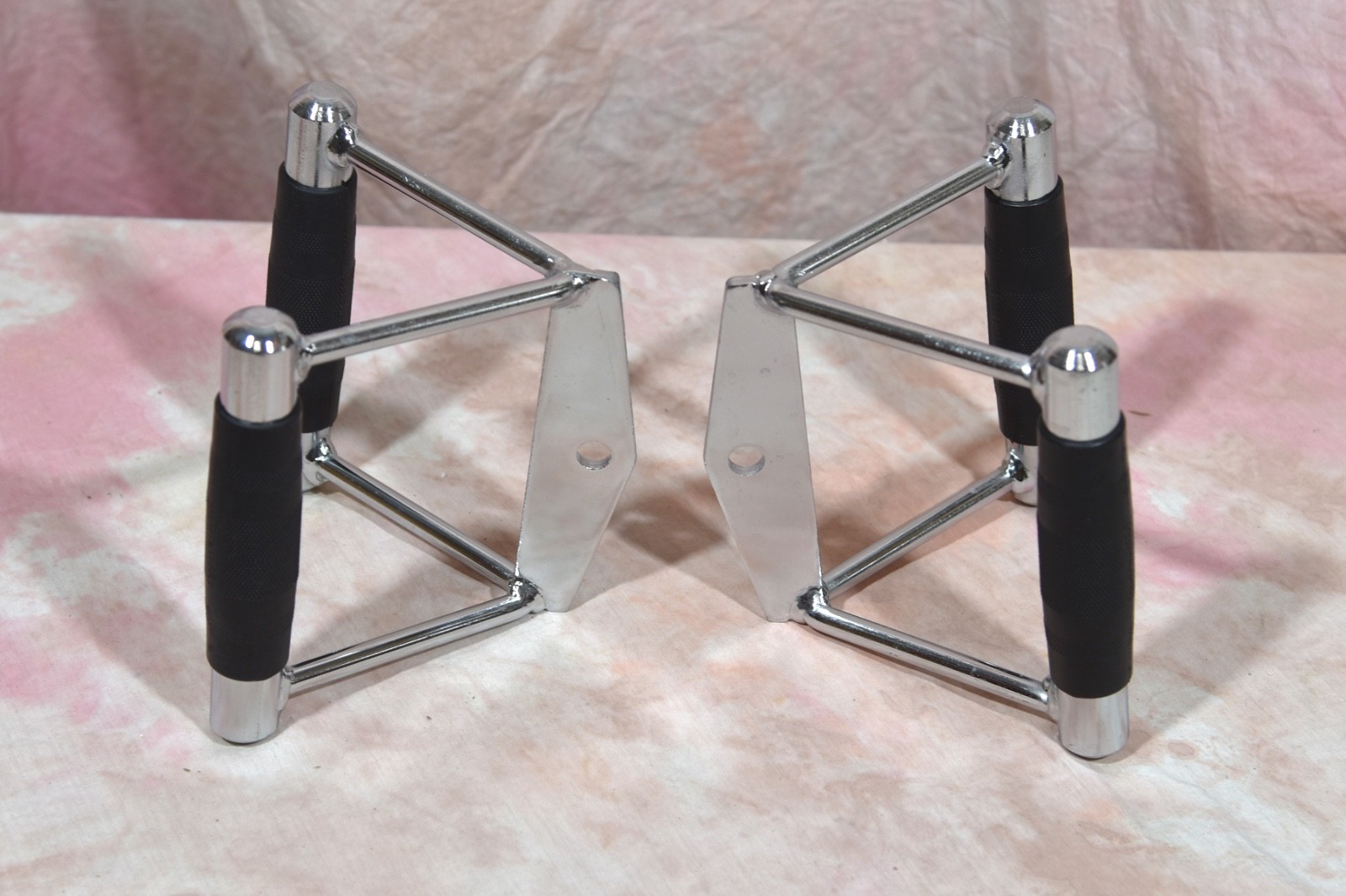 2-Double D Row Handle Cable Attachment for Weight Workout Home Gym