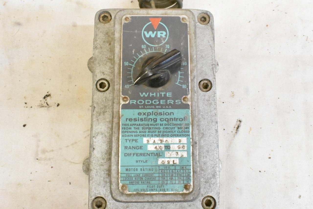WHITE-RODGERS 2A20-2 EXPLOSION PROOF THERMOSTAT