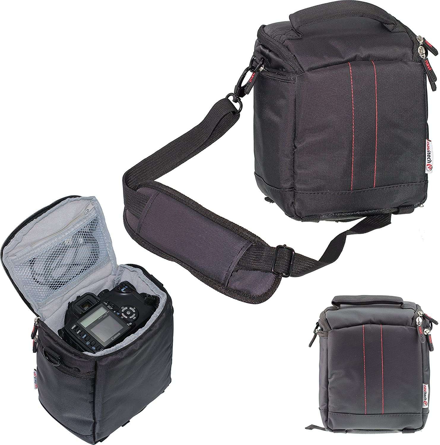 Navitech Black DSLR SLR Camera Bag For Misilmp Instant Camera