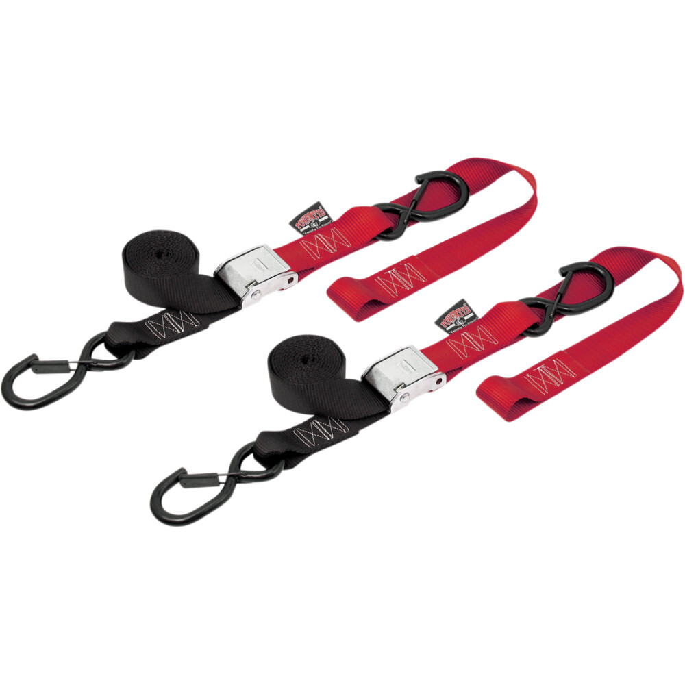 Powertye Mfg Cam Tie-Down - 1.5" - Black/Red | 29621-S