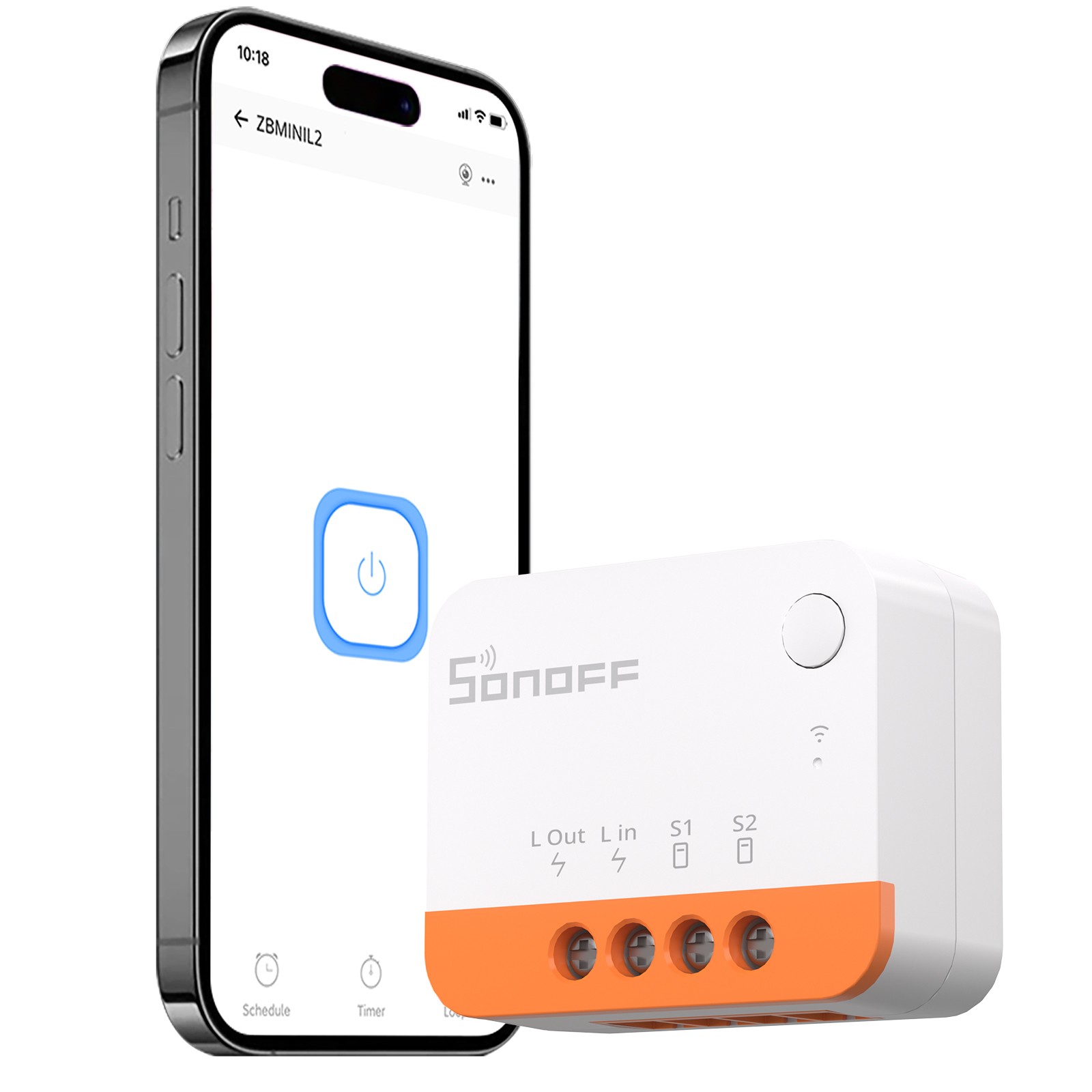SONOFF ZBMINI L2 Extreme Zigbee Switch Smart Scene /Timer No Neutral Wire Needed