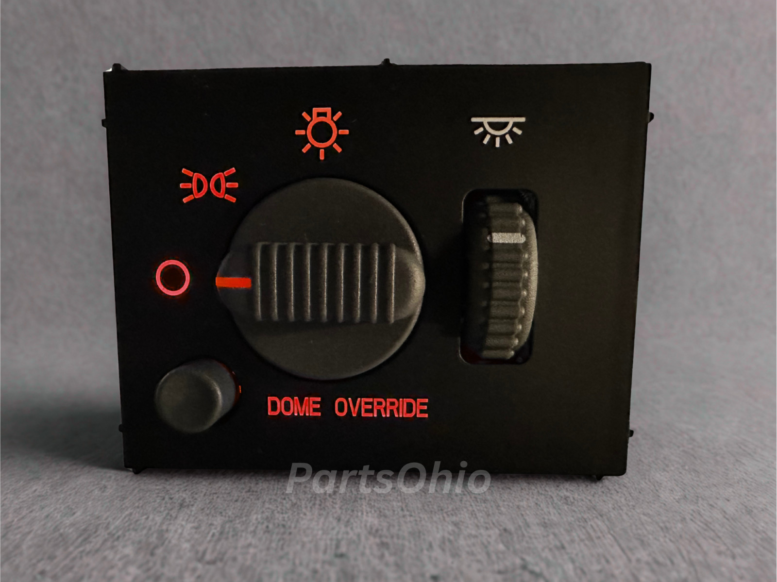 99-02 Headlight Switch Chevy Silverado Suburban Tahoe Sierra  Red LED