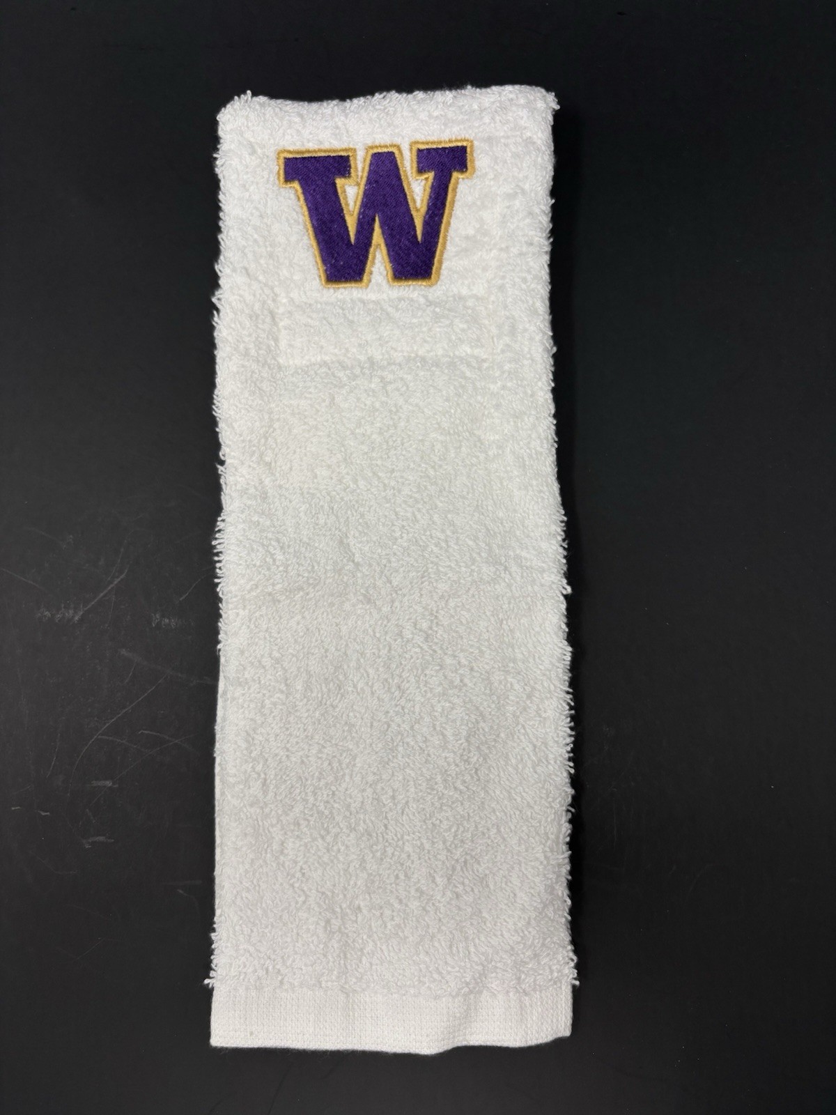 Washington Huskies College Football QB Game Towel White Cotton New