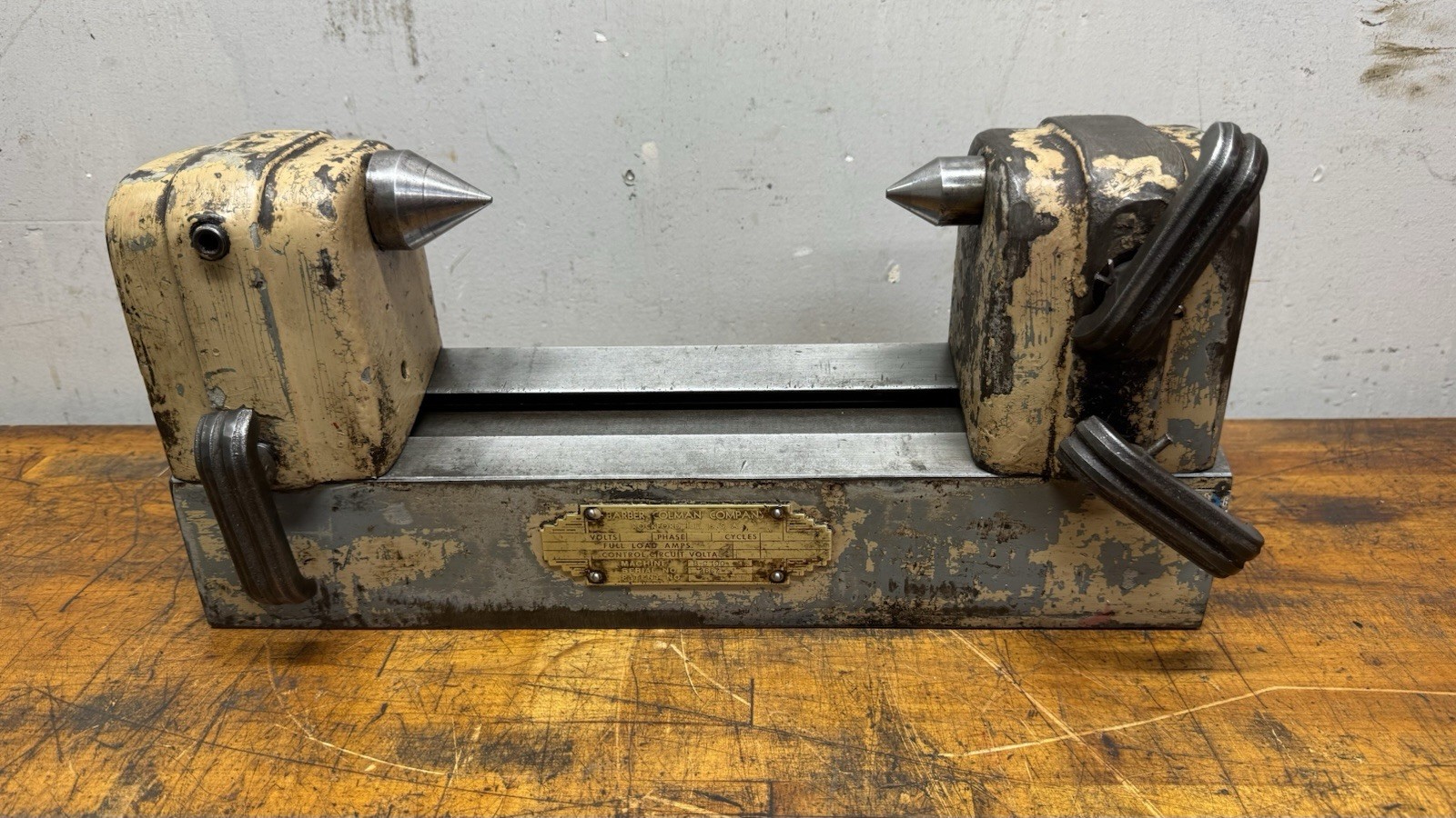 Barber Colman Bench Center Inspection Fixture  machinist Inspection Tool