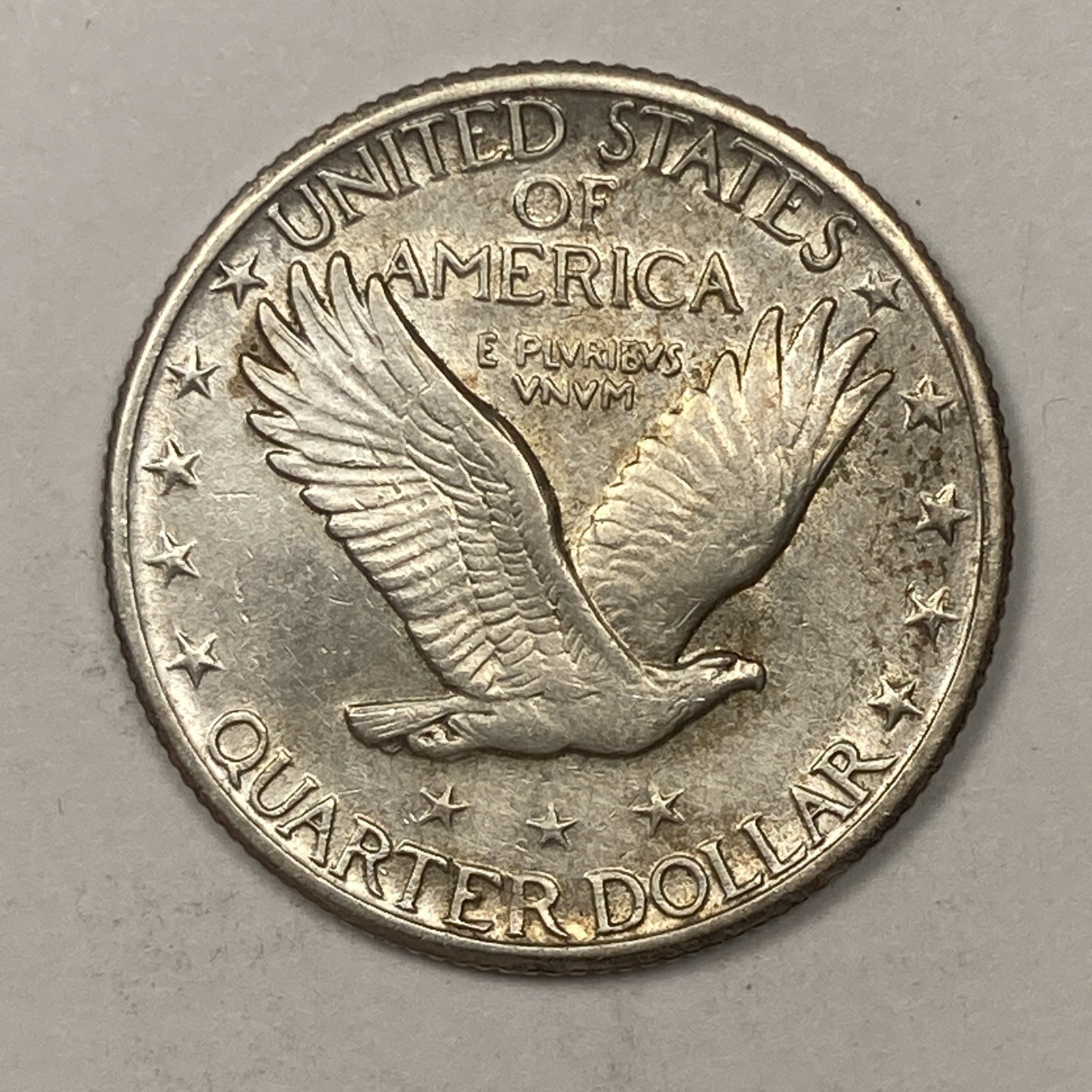 1926 Standing Liberty Quarter .25. Almost Uncirculated.