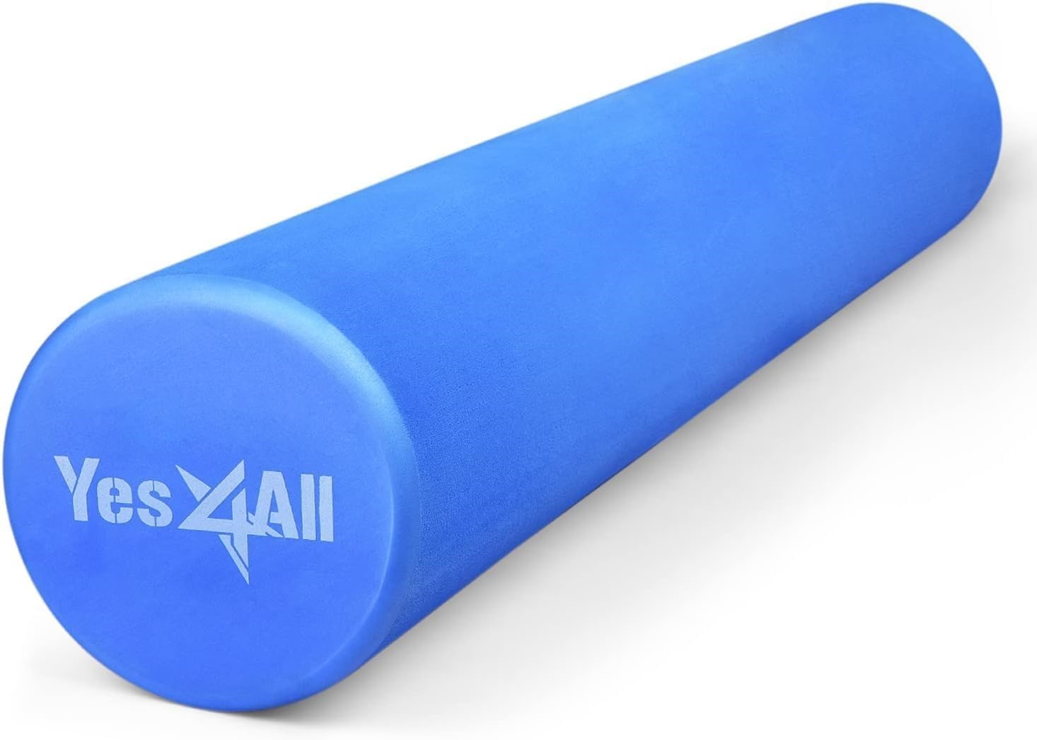 Yes4All 36" EVA Firm Foam Roller for Back Exercise, Yoga & Pilates in Blue NEW