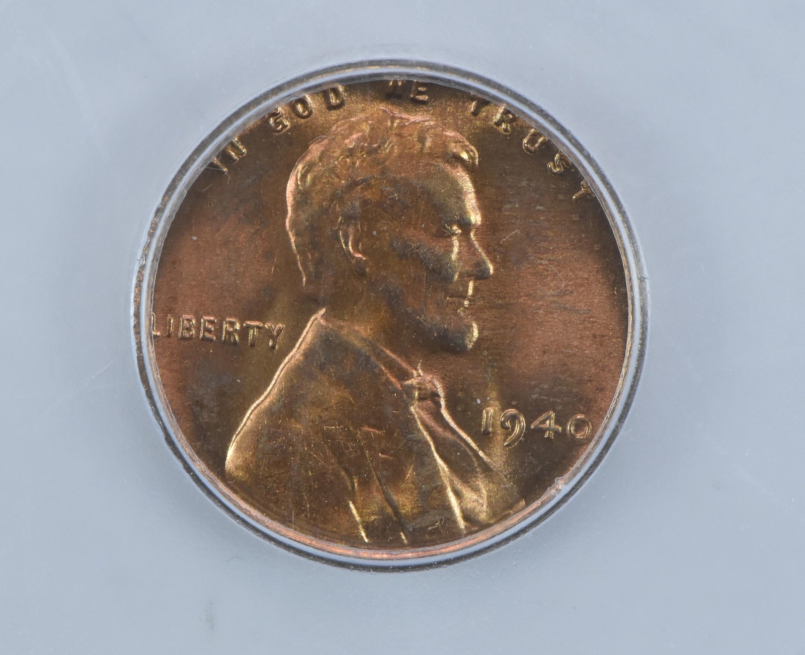 1940 Lincoln Wheat Cent MS66 RD ICG