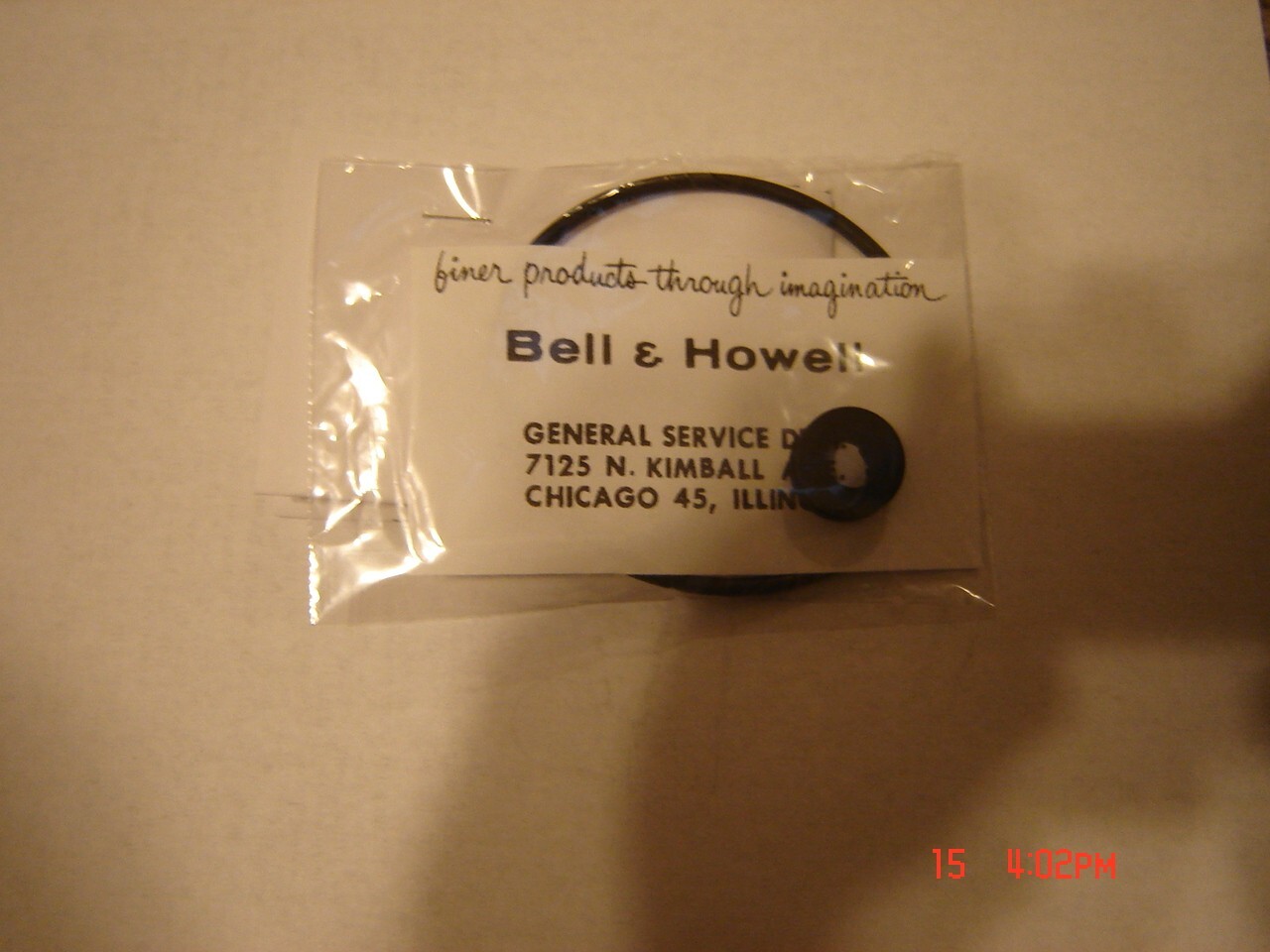 8mm Bell & Howell 400 Series Projector,1 MOTOR BELT,1 FEED TIRE & Instruction