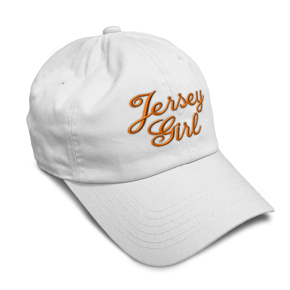 Soft Women Baseball Cap New Jersey Girl Usa America C Embroidery Buckle Closure