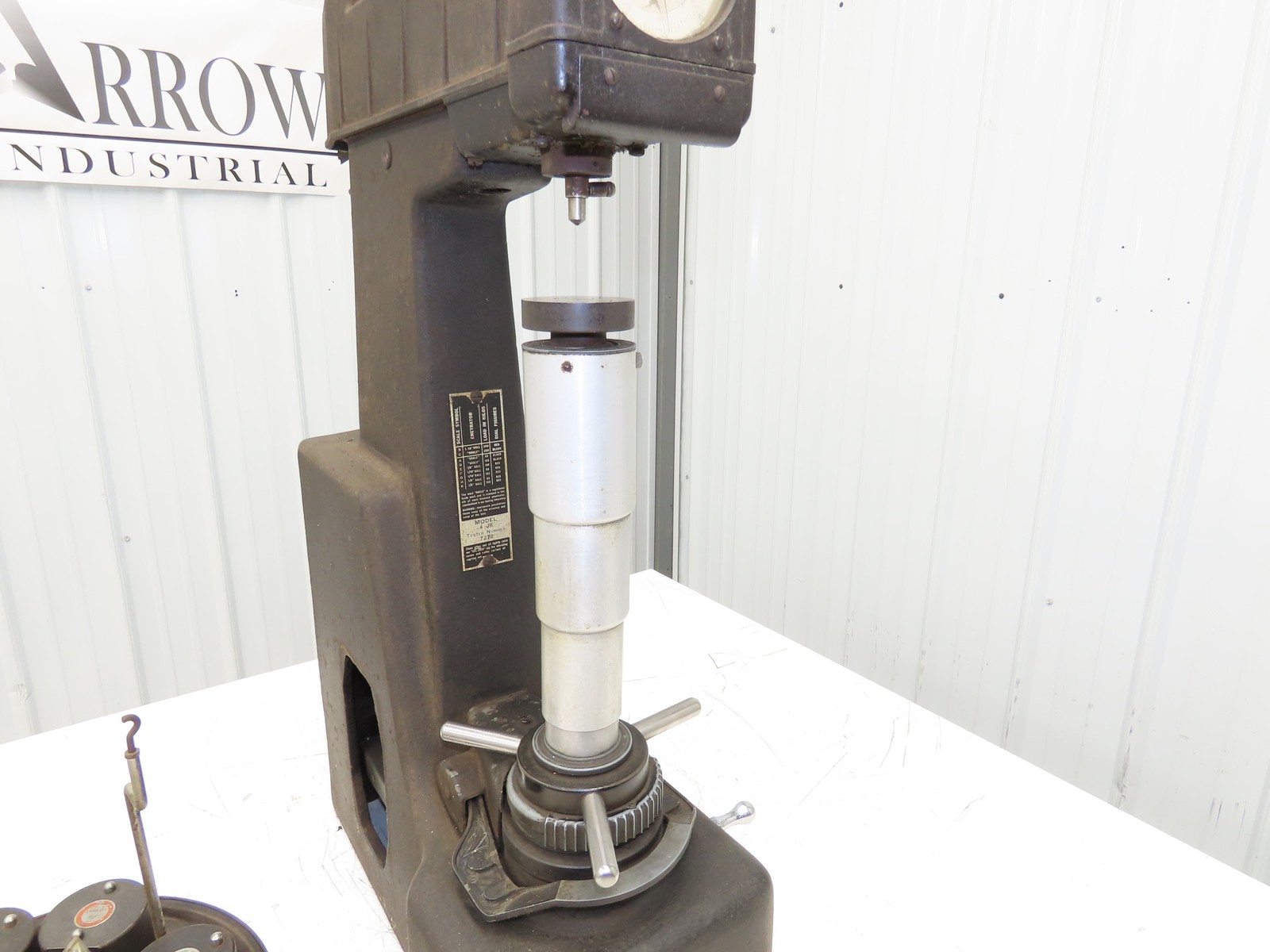 Wilson Rockwell Model 4 JR Hardness Tester Metal Testing Zerominder
