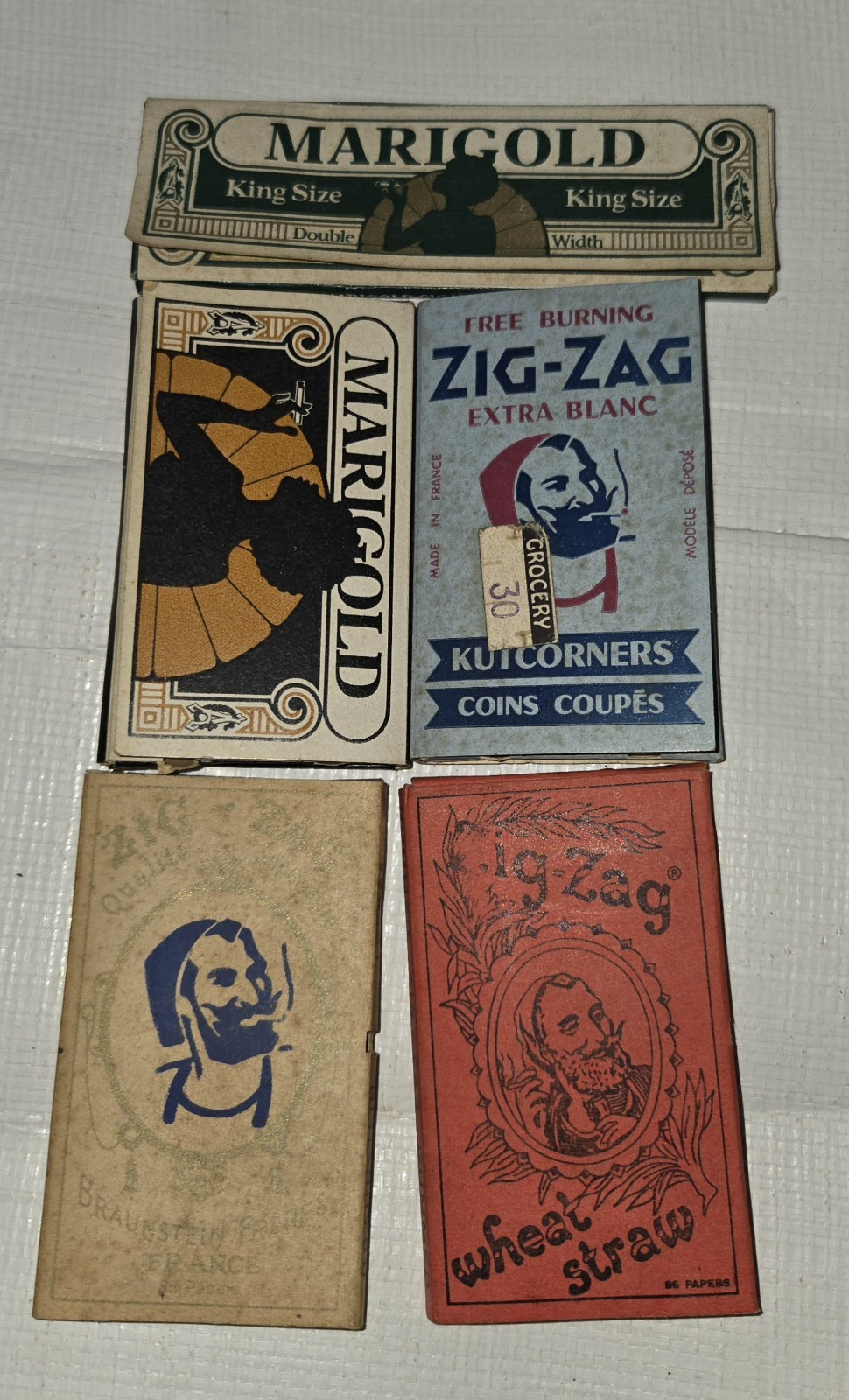 Vintage Cigarette Rolling Papers Collection