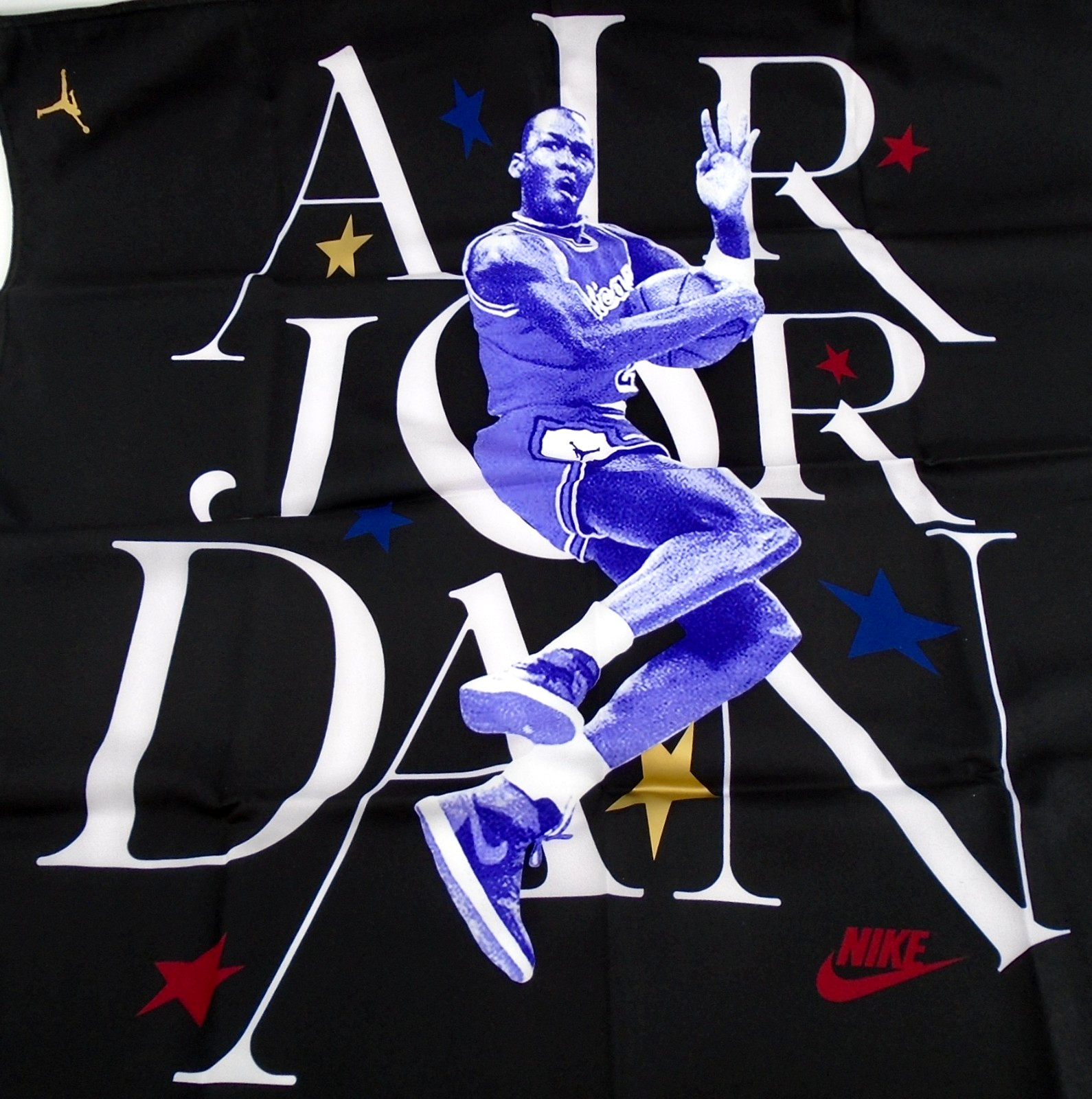 Nike Jordan Bandana Adult Dri-Fit Black/Deep Royal/Metallic Gold