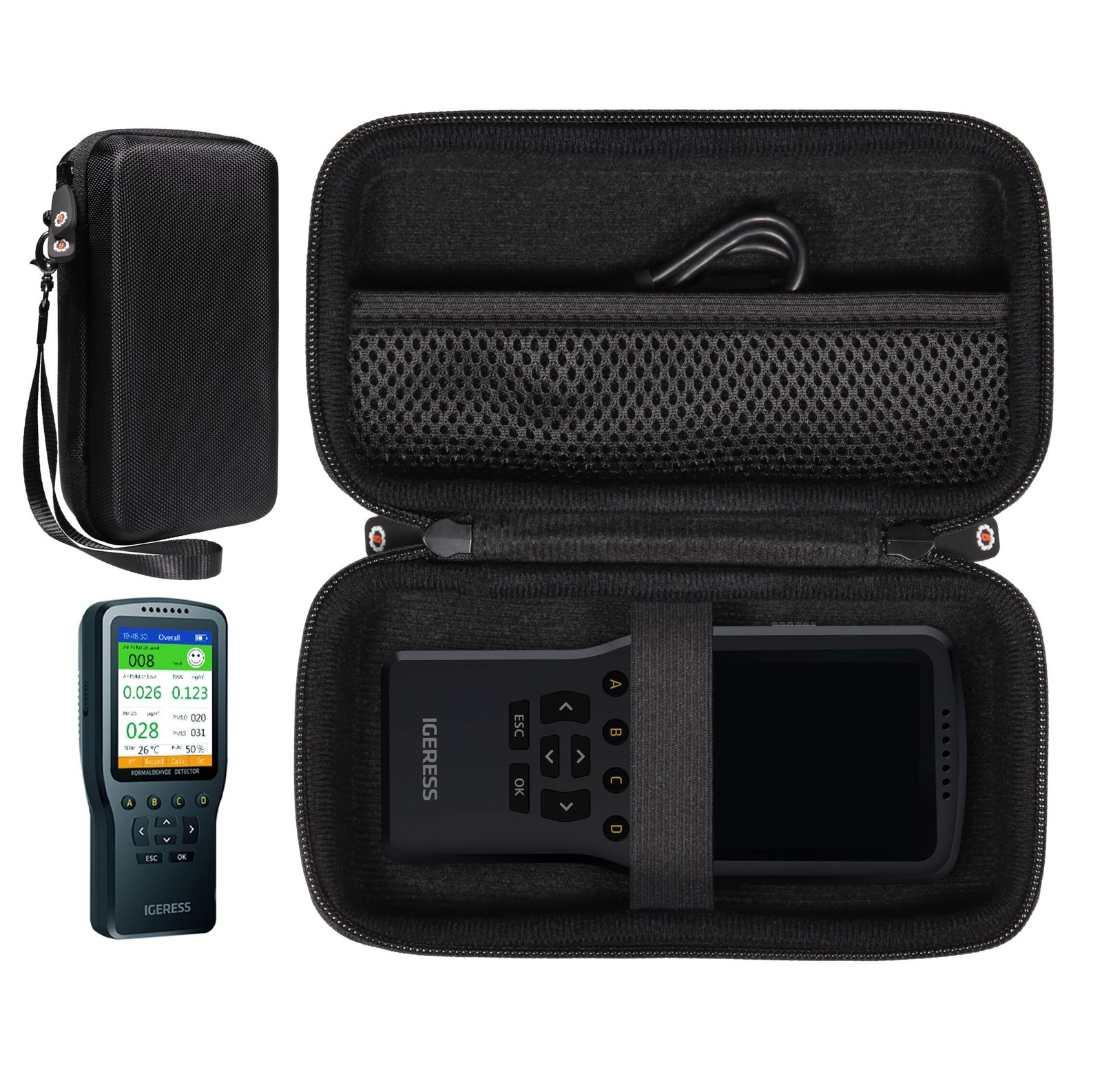 getgear Air Quality Monitor Organizing Case for Indoor Air Quality Monitor, IGER
