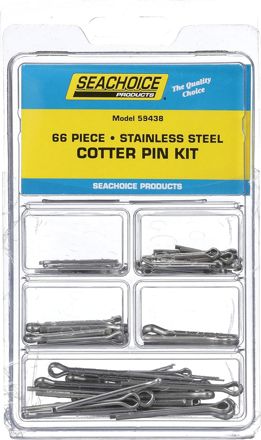 Stainless Steel Cotter Pin Kit, 66 Piece