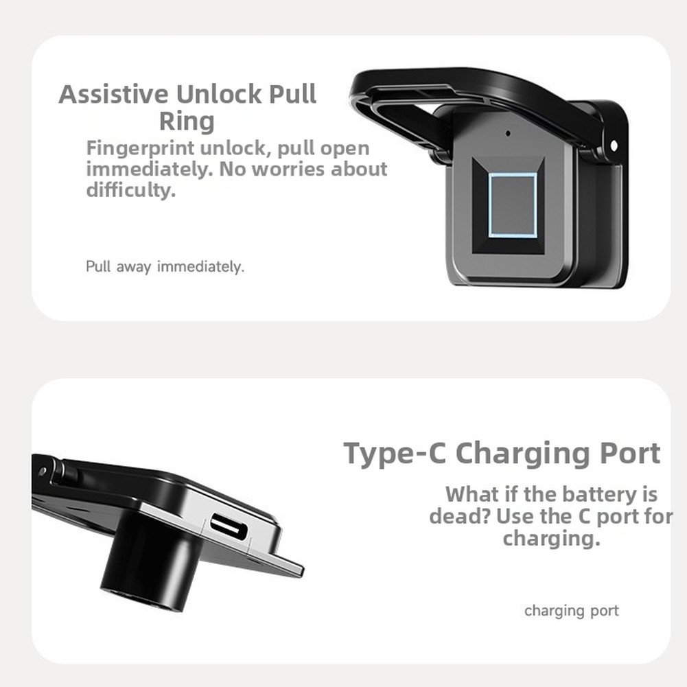 Fingerprint Lock Biometric Security For Office Scratch-resistant Alloy