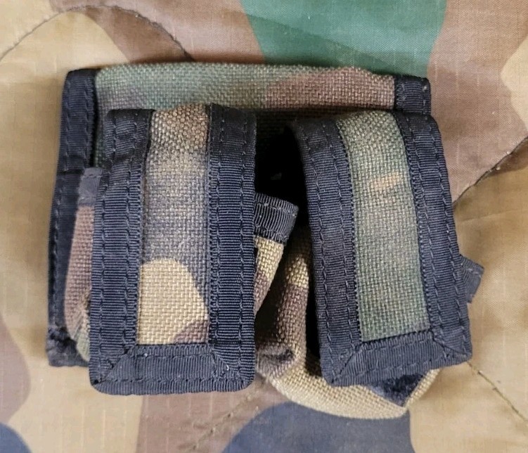 Camo Nylon Speed Loader Holster Small For 5 Shot J Frame Sized Speed Loaders