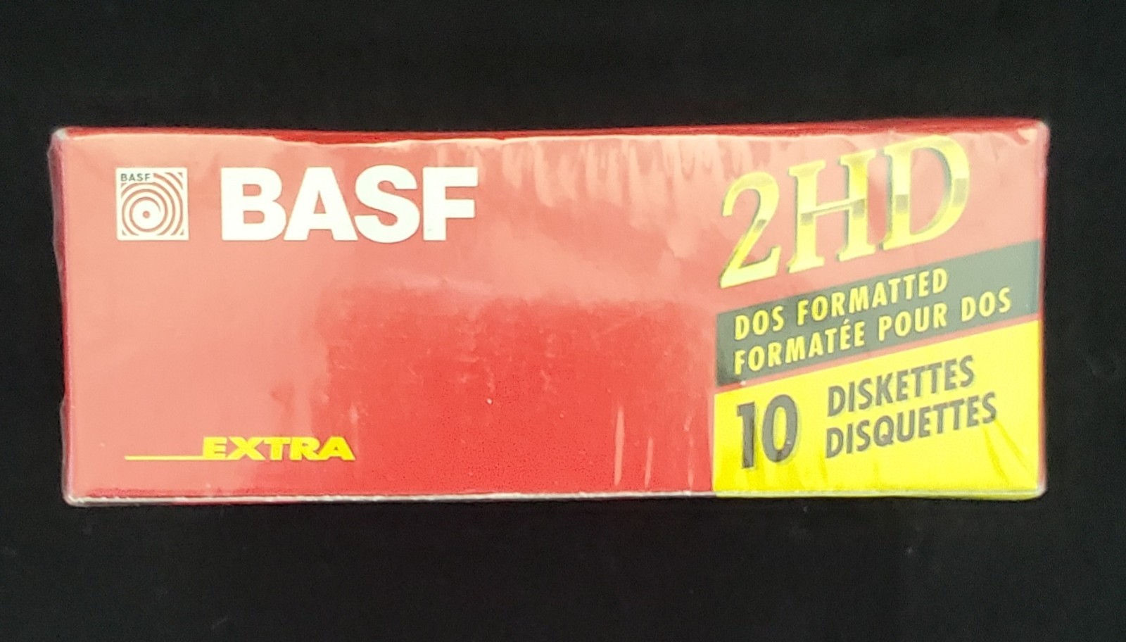 SEALED!! EMTEC BASF Diskettes 2HD Double Sided High Density 10 pack 3.5"/90mm
