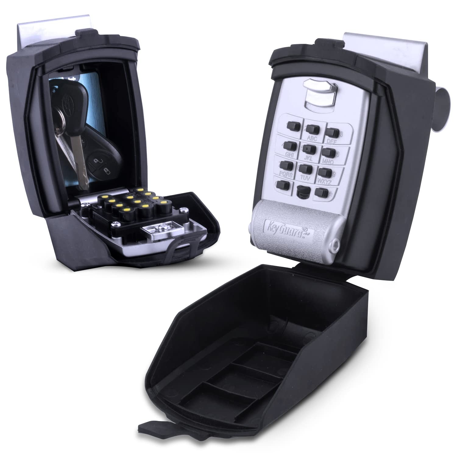 KeyGuard SL-591 Portable Car Lock Box, Black, 1 Pack, All-Weather Protection