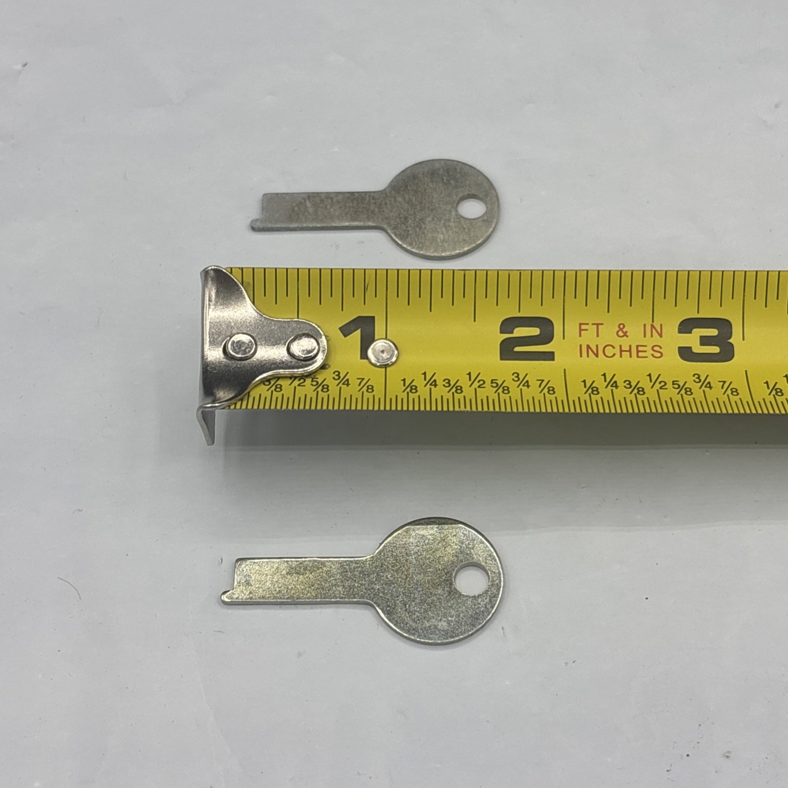 Flat Key Lock Chest Suitcase Eagle Lock Co. Lot Of 2