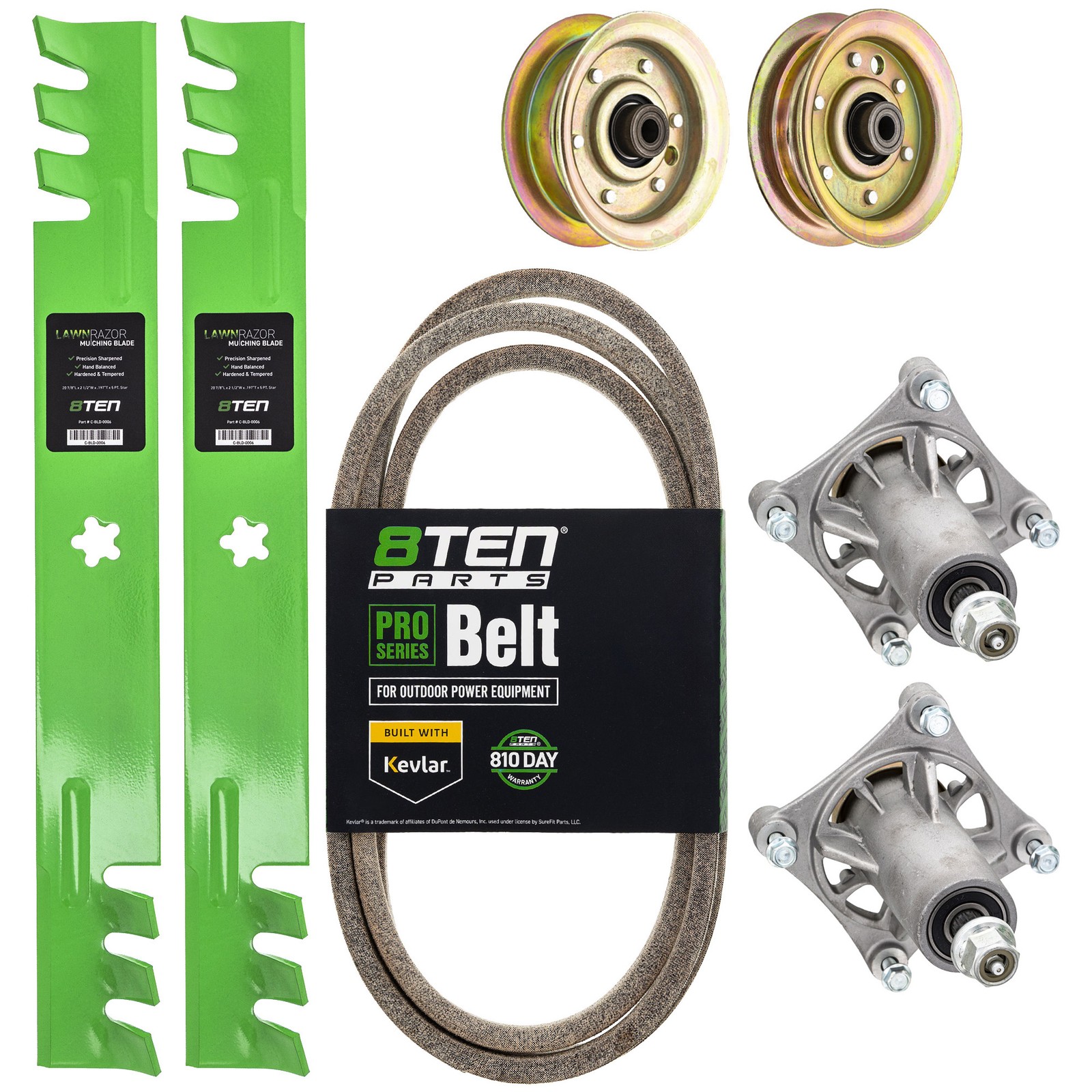 8TEN Deck Rebuild Kit for Husqvarna YTH18542 42-Inch 532138971 532187281