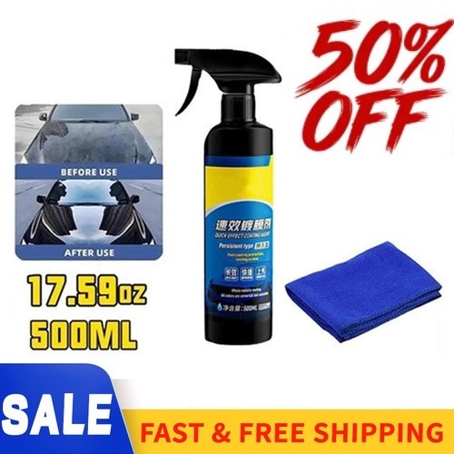 500ML Car Coating Spray Protection Quick Car Wax Polish Motorcycle Low Price US