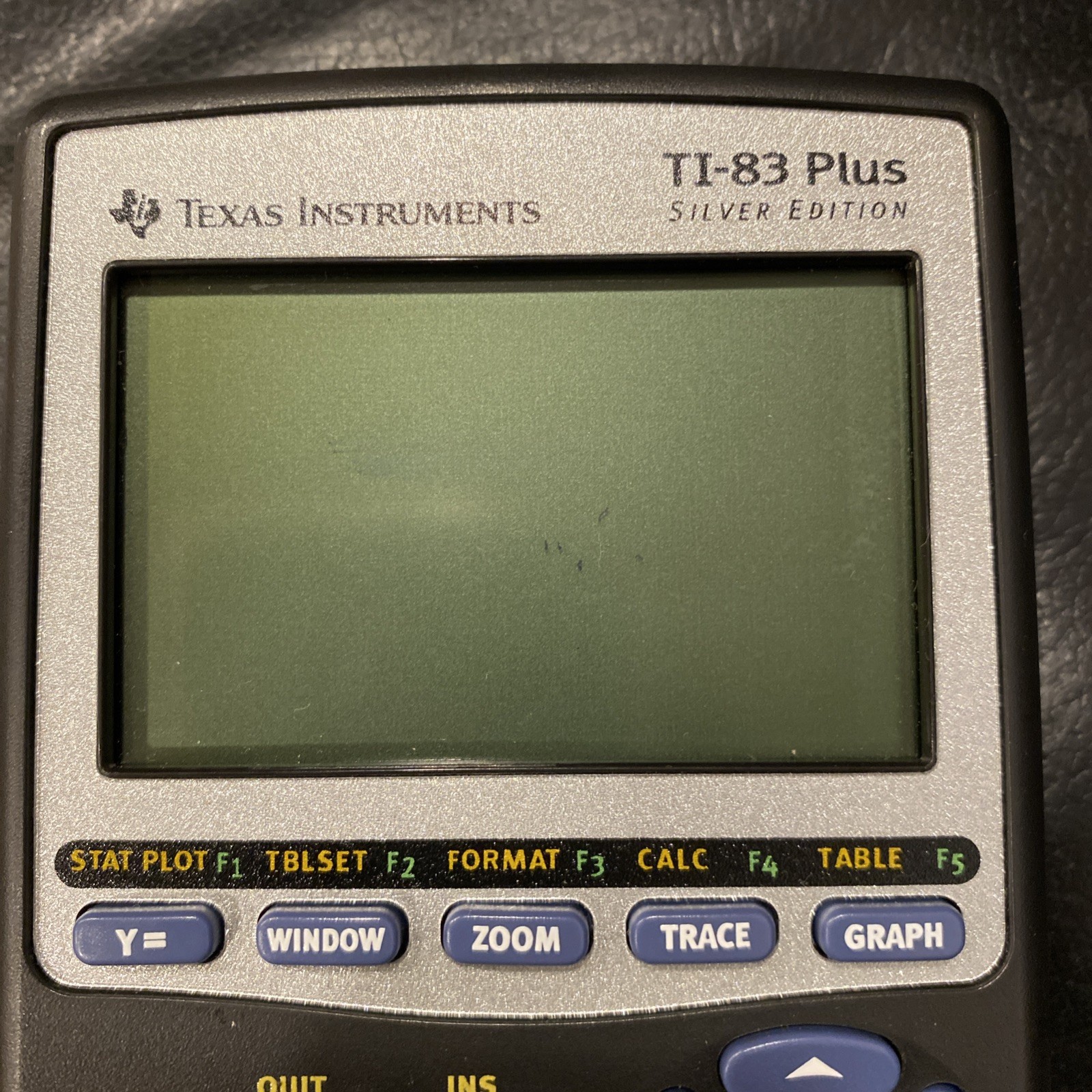 Texas Instruments TI-83 Plus Silver Edition Graphing Calculator— Missing Cover