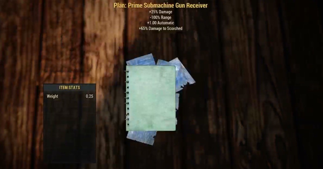 (Xbox) Prime Submachine Gun Receiver Plan (Elder’s Mark)