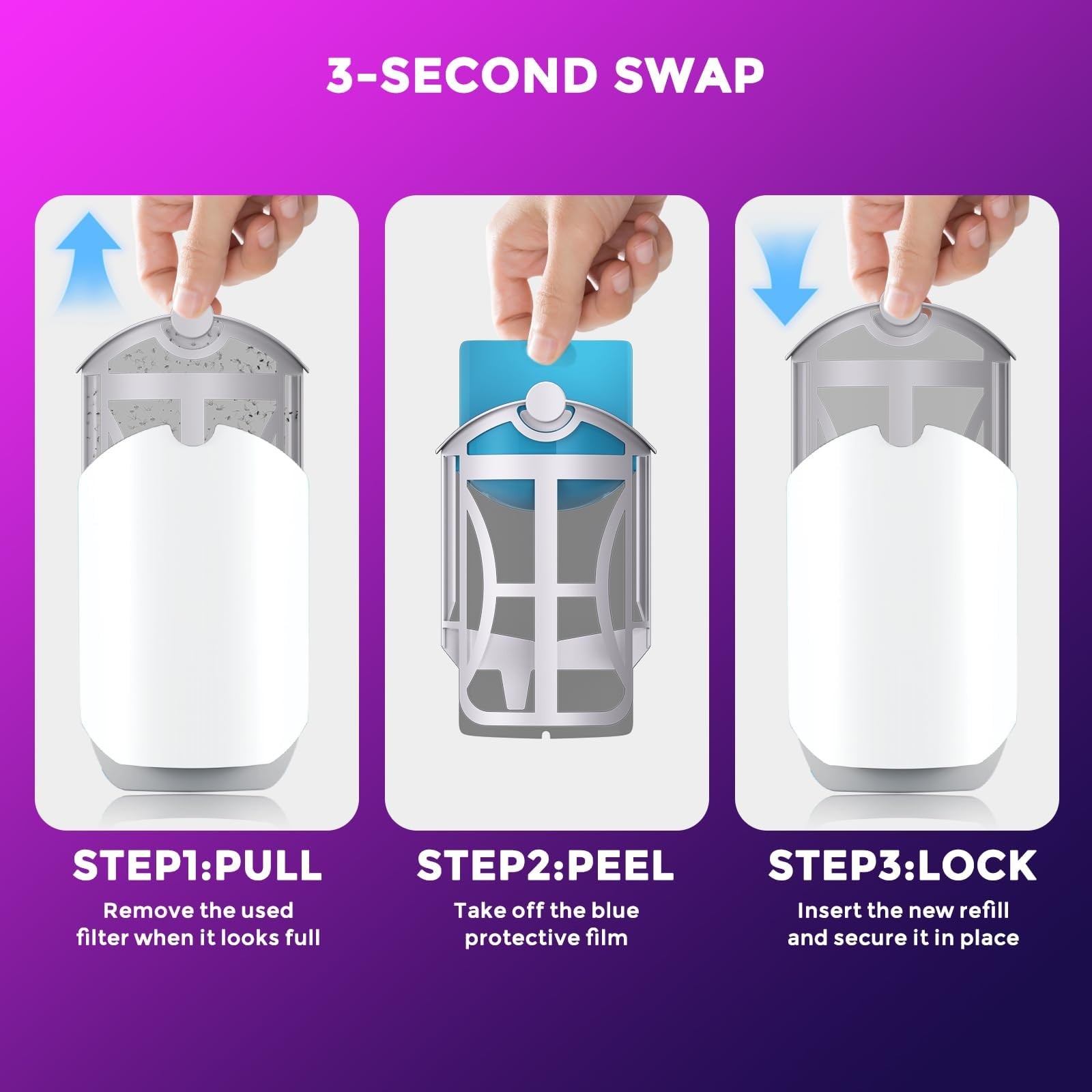 10-Pack Flying Insect Trap Refills for M364 & M364A - Enhanced Adhesive