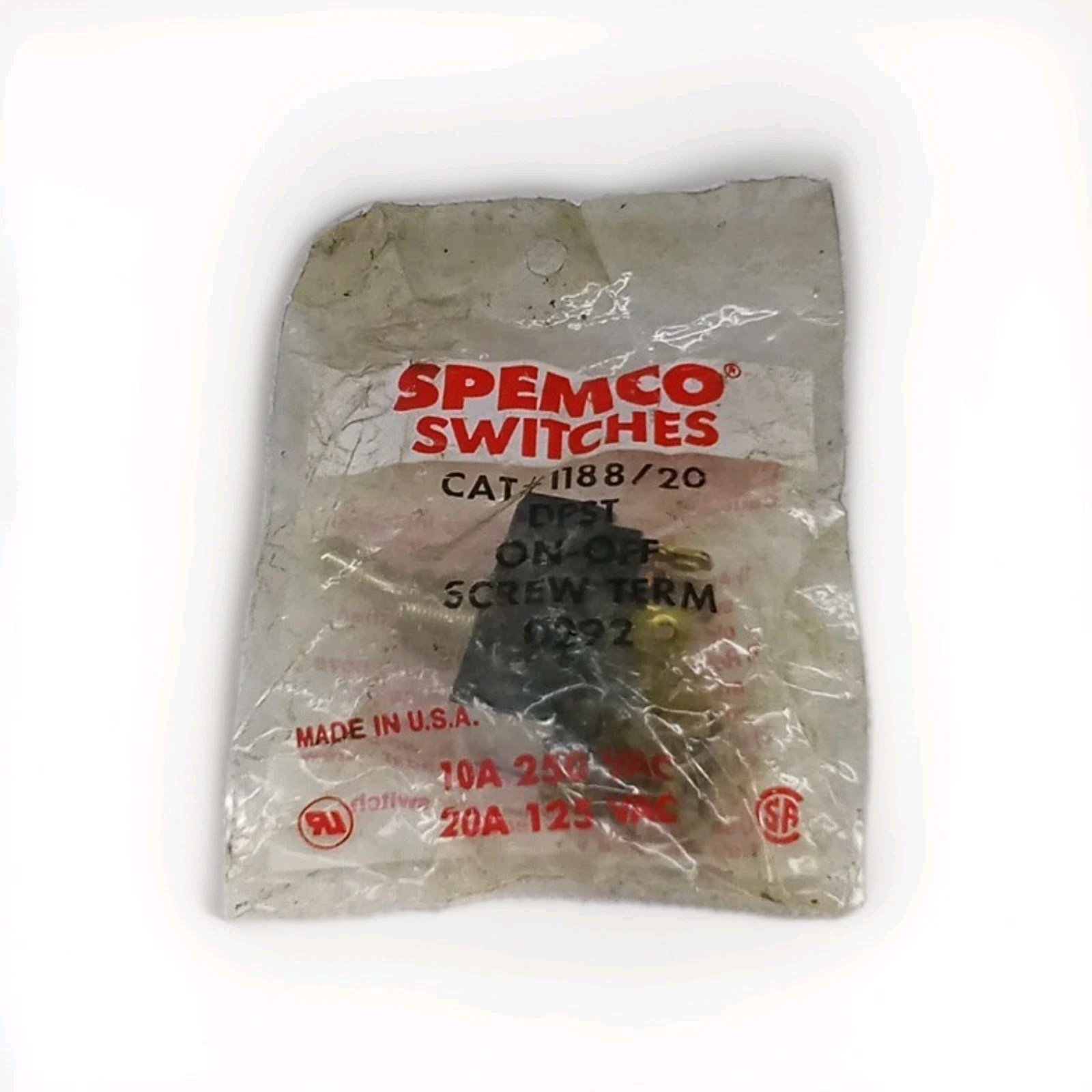 Spemco 1188/20 Toggle Switch