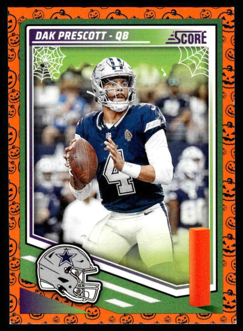 2025 SCORE TRICK OR TREAT PUMPKIN FOOTBALL CARD SINGLES YOU PICK (1-300)