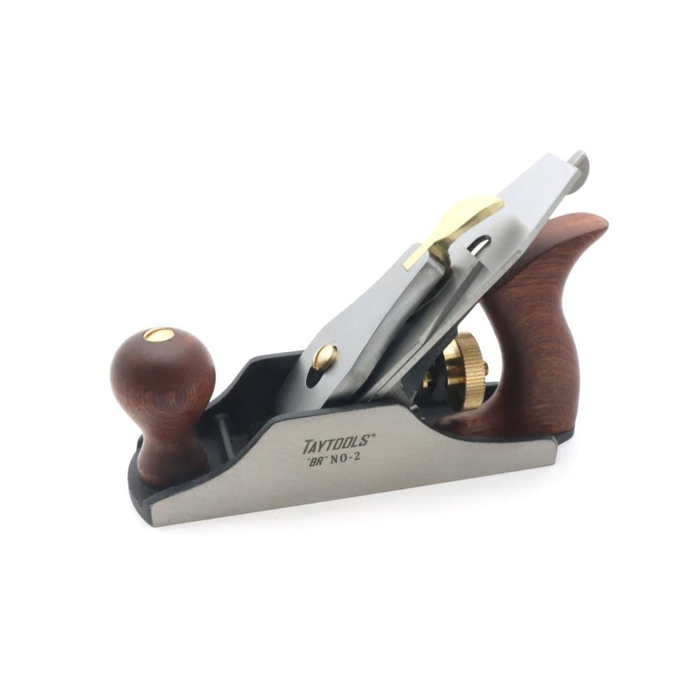 Taytools #2 Premium Bedrock Style Flat top Smoothing Plane Bench Plane - 7-1/2"