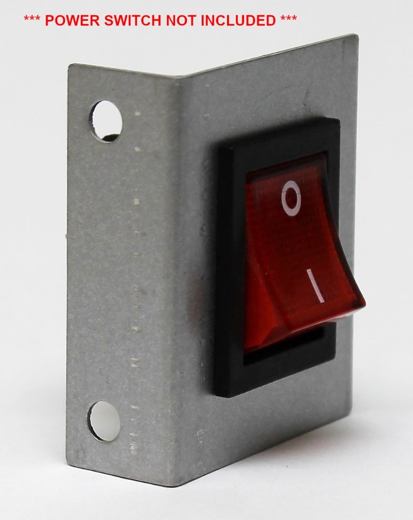 Electronic Holder for Rocker Style Power Switch KCD4, KCD4-101. RetroArcade.us