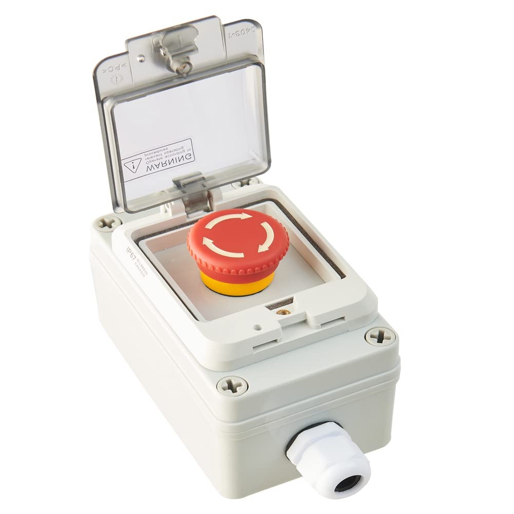 Emergency Stop Button Emergency Stop Switch E-Stop Button Station Box 22mm