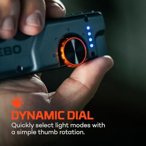Edge 2K Pocket Light—2000 Lumens—5 Light Modes—Tactical New 2000 Lumens