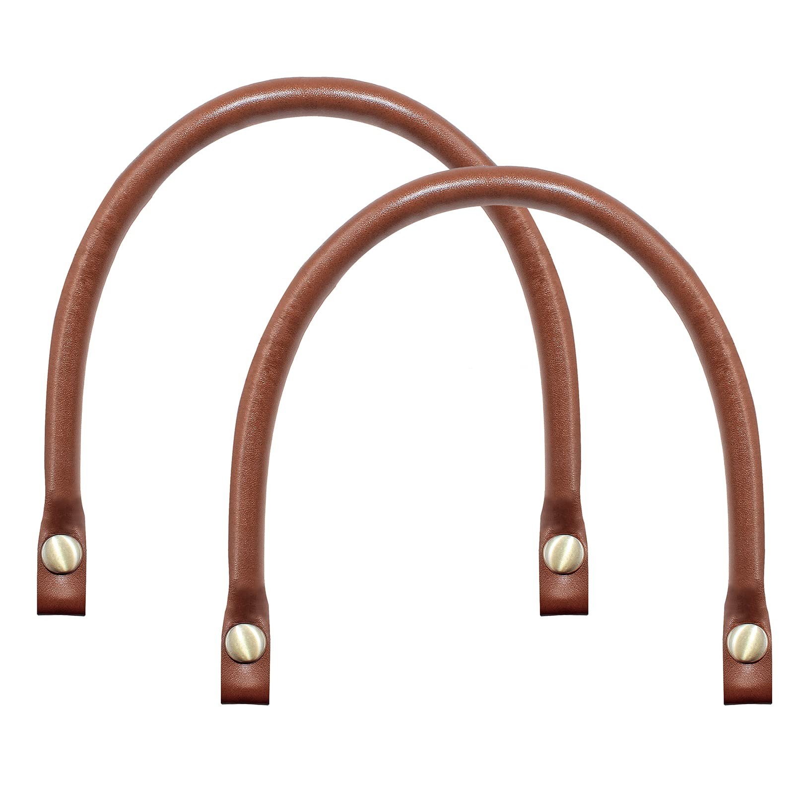 Piutouyar 2 Pcs 0.6" Wide 15.7" Length Leather Purse Handles Replacement Brow...